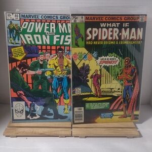 2 Marvel Comic Books Spidey What If Powerman Iron Fist